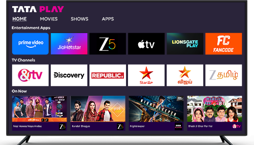 Tatat Play TV screen